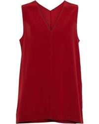 JOSEPH - V-Neck Sleeveless Tank Top - Lyst