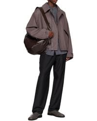 Lemaire - Oversized-Collar Bomber Jacket - Lyst