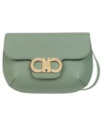 Ferragamo - Double Gancini Mini Bag - Lyst