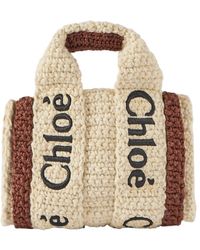 Chloé - Chloé Woody Mini Tote Bag - Lyst