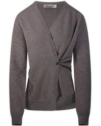 Rohe - Twisted Ballet Wool Cardigan - Lyst