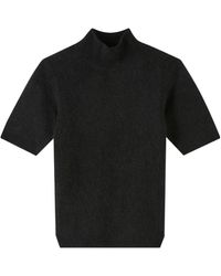 A.P.C. - High-Neck Short-Sleeved Jumper - Lyst