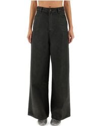 Alysi - Flare Denim Pants - Lyst