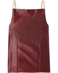 Carven - Satin Top - Lyst