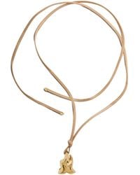 Bottega Veneta - Drop Leather Necklace - Lyst