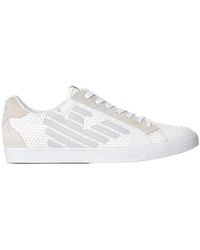 EA7 - Logo Details Casual Sports Shoes - Lyst