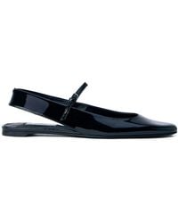 TOTEME - Slingback Leather Pumps - Lyst
