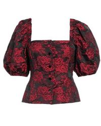 Ganni - Floral Shirts Blouses - Lyst