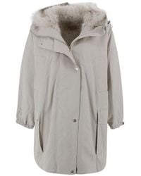Max Mara - Faux Fur Parka - Lyst