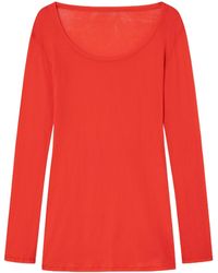 GIMAGUAS - Long-Sleeve Round-Neck Dress - Lyst