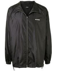 we11done - Logo-Print Hooded Jacket - Lyst