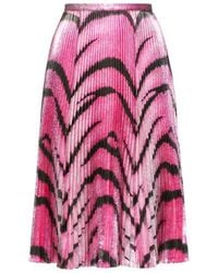 Valentino - Pattern Skirt - Lyst
