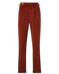 dunhill - Cotton And Silk Corduroy Pants - Lyst