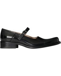 The Row - Kai Leather Mary-Jane Shoes - Lyst