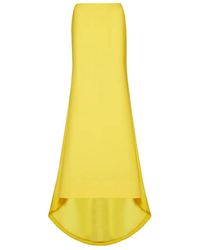 Valentino - High Waist Flared Skirt - Lyst