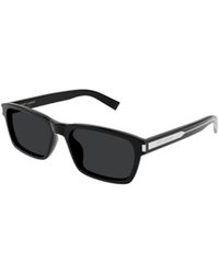 Saint Laurent - Full Frame Sun Glasses With Logo - Lyst