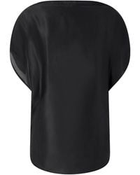 KHAITE - Poppi Satin Blouse - Lyst