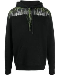 Marcelo Burlon - Wing Printed Hooded Sweater - Lyst