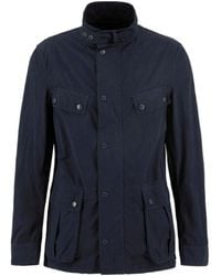 Barbour - High Neck Pocket Jacket - Lyst