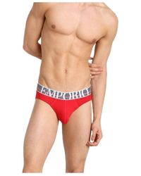 Emporio Armani - Logo Detail Panties - Lyst