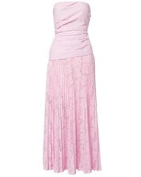 Jonathan Simkhai - Annalise Plissé Lace Maxi Dress - Lyst