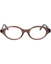 Loewe - Oval Frame Glasses - Lyst