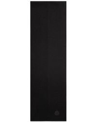Moncler - Logo Patch Knitted Scarf - Lyst