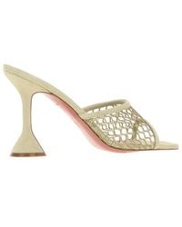 AMINA MUADDI - Mesh High-Heeled Sandals - Lyst