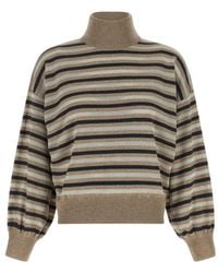 Brunello Cucinelli - Virgin Wool Cardigan Clothing - Lyst
