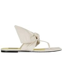 Givenchy - Bow Leather Slides - Lyst