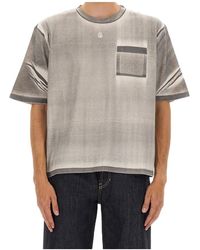 McQueen - Pocket Washed T-Shirt - Lyst