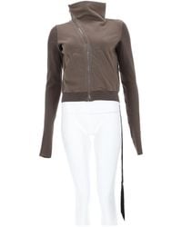 Rick Owens - Long Sleeve Zip-Up Pullover - Lyst