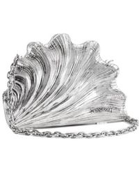 JW Anderson - Jw Anderson Shell Metal Clutch Bag - Lyst