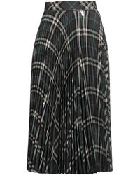Burberry - Plaid Pleated Skirt - Lyst