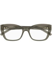 Saint Laurent - Eyewear Cat-Eye Frame Glasses - Lyst