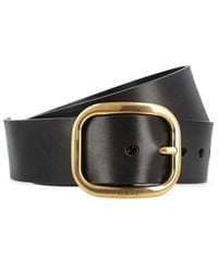Loewe - Logo Engraved Buckled Belt - Lyst