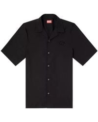 DIESEL - S-Mac Camp Collar Short-Sleeved Shirt - Lyst