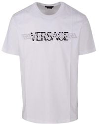 Versace - Logo Crew-Neck T-Shirt - Lyst
