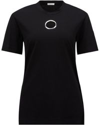 Moncler - X Willow Smith Ring-Detailed Crewneck T-Shirt - Lyst