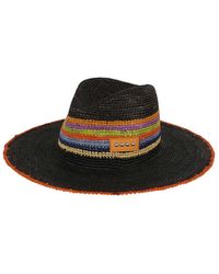 Etro - Striped Straw Hat - Lyst