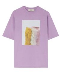 MSGM - X Duccio Maria Gambi Photograph-Print T-Shirt - Lyst