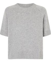 Anine Bing - Logo-Embellished Cashmere Sweater - Lyst