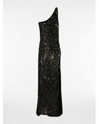 Gucci Embroidered Sequin Polo Dress in Purple | Lyst
