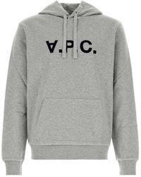 A.P.C. - Logo-Detailed Hoodie - Lyst