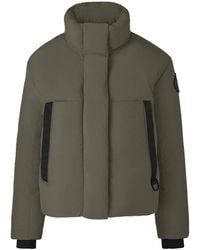 Canada Goose - Junction Cropped Puffer Label - Lyst