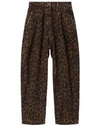 AllSaints - Becca Barrel Leg Denim Trousers - Lyst
