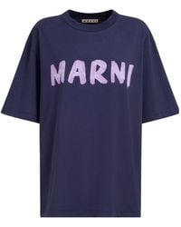 Marni - T-Shirt With Logo - Lyst