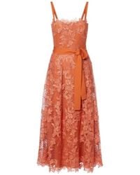 Elie Saab - Embroidered Lace And Tulle Cocktail Dress - Lyst