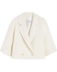 Max Mara - Wool And Cashmere Cropped Jacket - Lyst