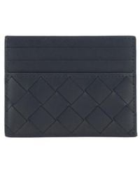 Bottega Veneta - Woven Patterned Card Holder - Lyst